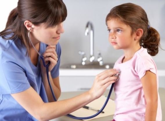 kid with doctor