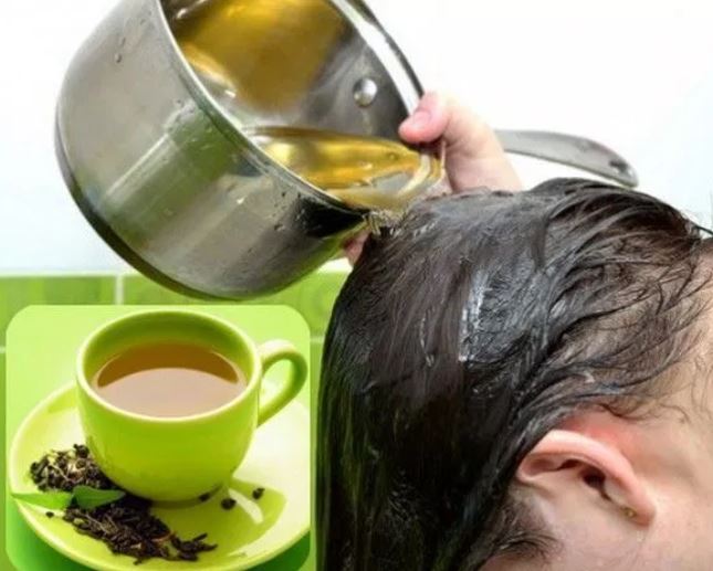 tea leaves for hair
