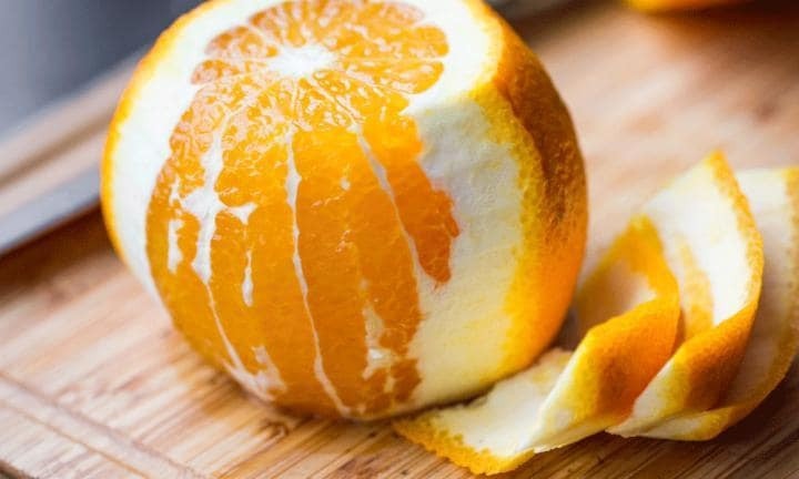 orange peel for skin