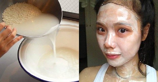 rice face pack